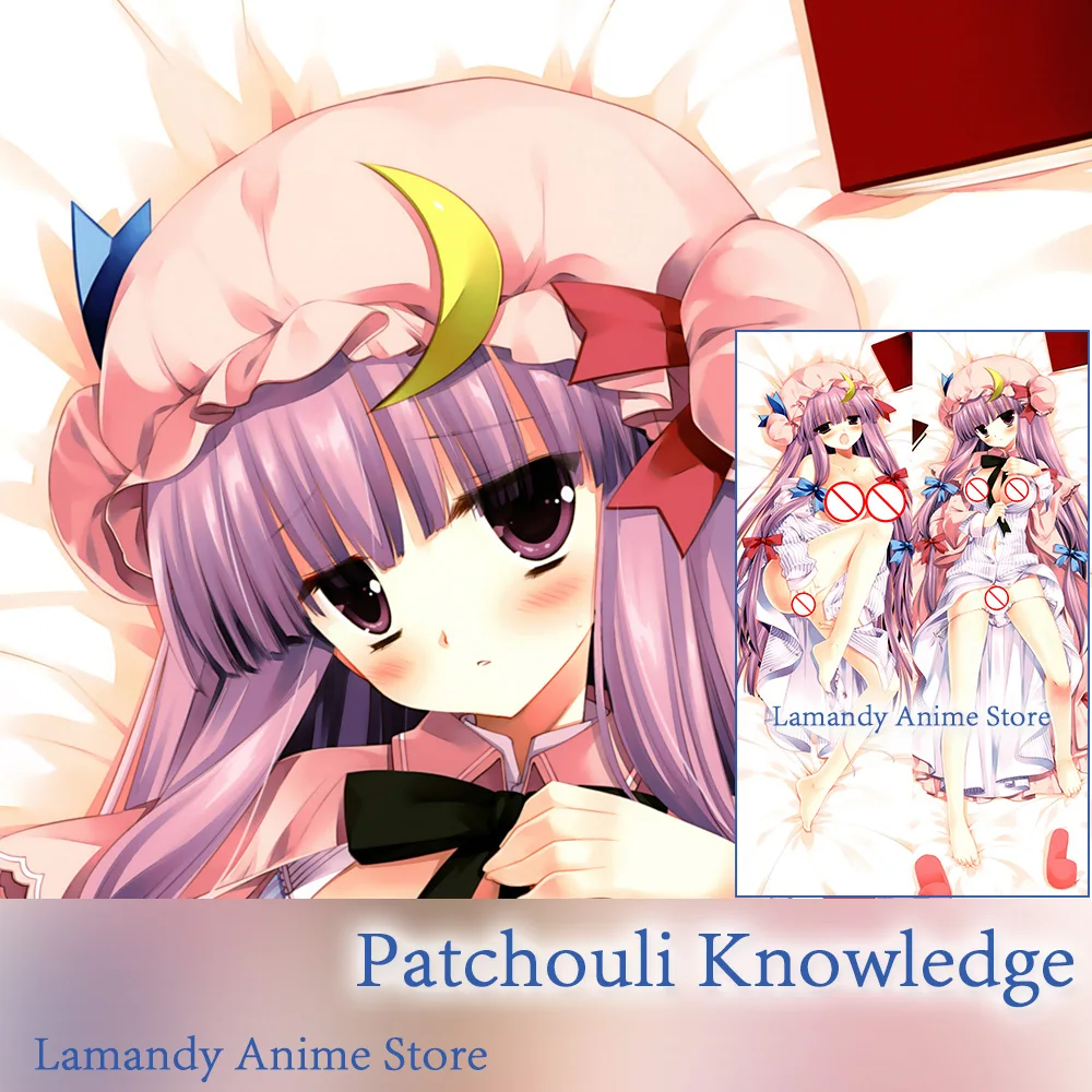 

Dakimakura Anime Touhou Project Patchouli Knowledge Double Sided Print Pillowcase Life Size Body Pillow Cover