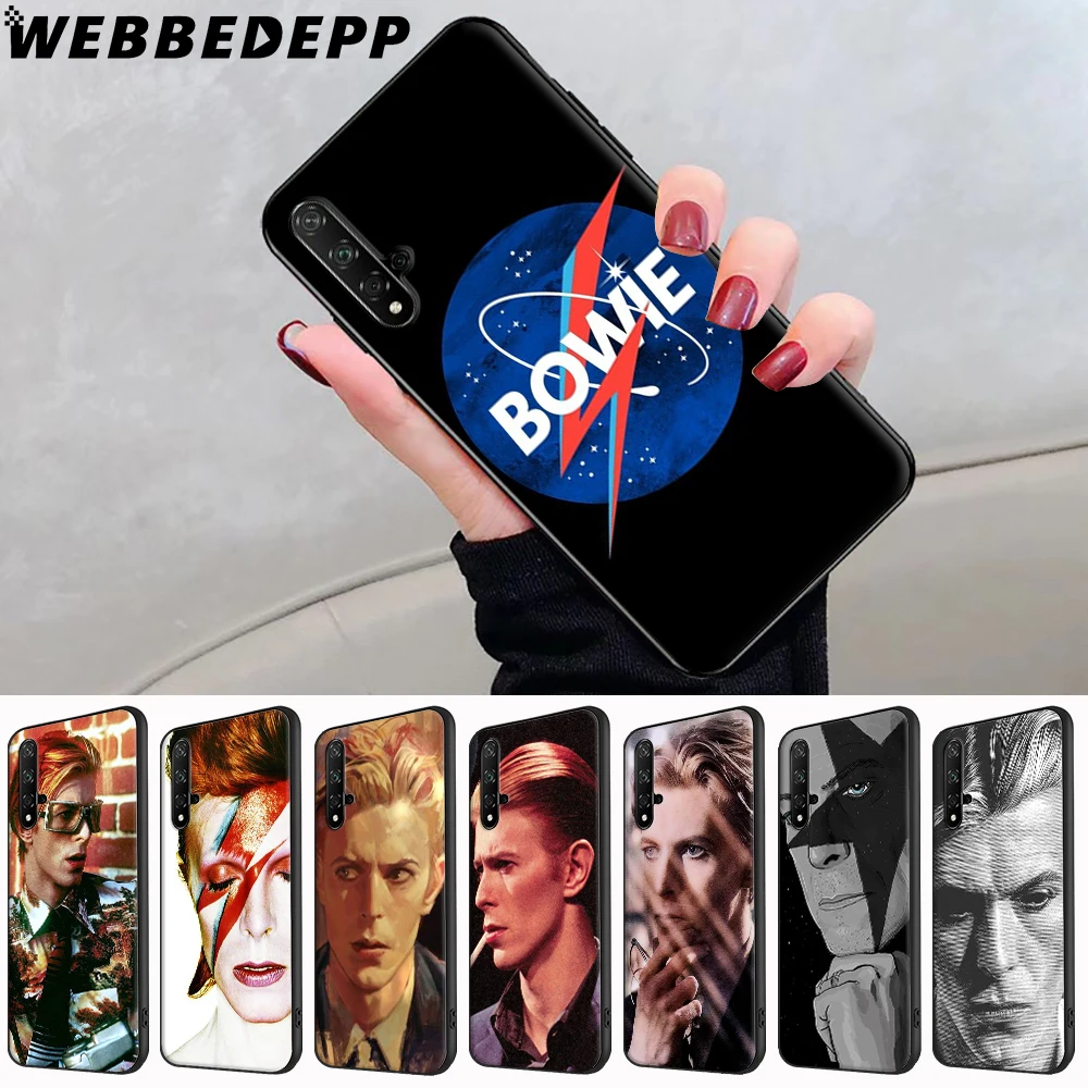 T1 Дэвида Боуи мягкий чехол для huawei Коврики 10 20 30 Lite Pro Nova 2 P9 Смарт 3i 4 5i 5T 5Pro Y6 Y7 Prime -