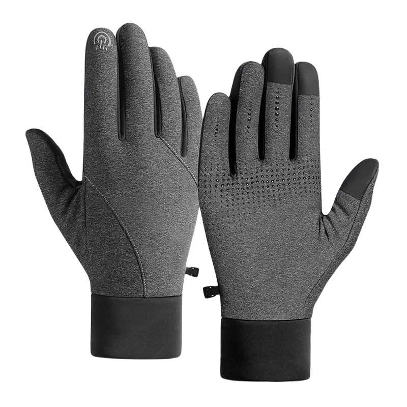 

New Outdoor Non-slip Gloves Winter Warm Skiing Touch Screen Riding Fleece High-density Nylon Gloves