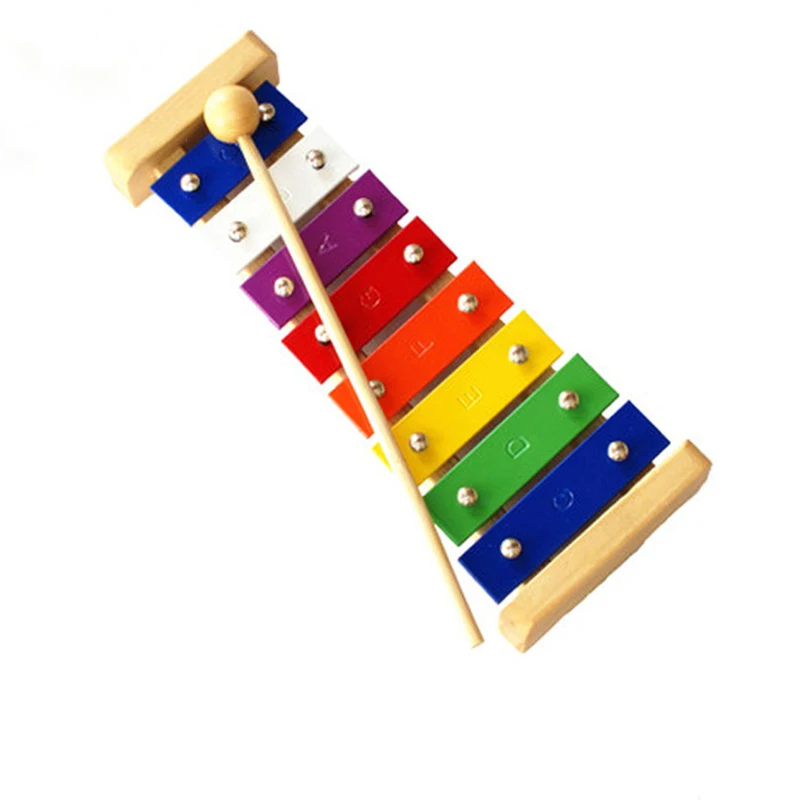 Детские 8 Note пианино деревянные музыкальные игрушки для малышей Обучающие