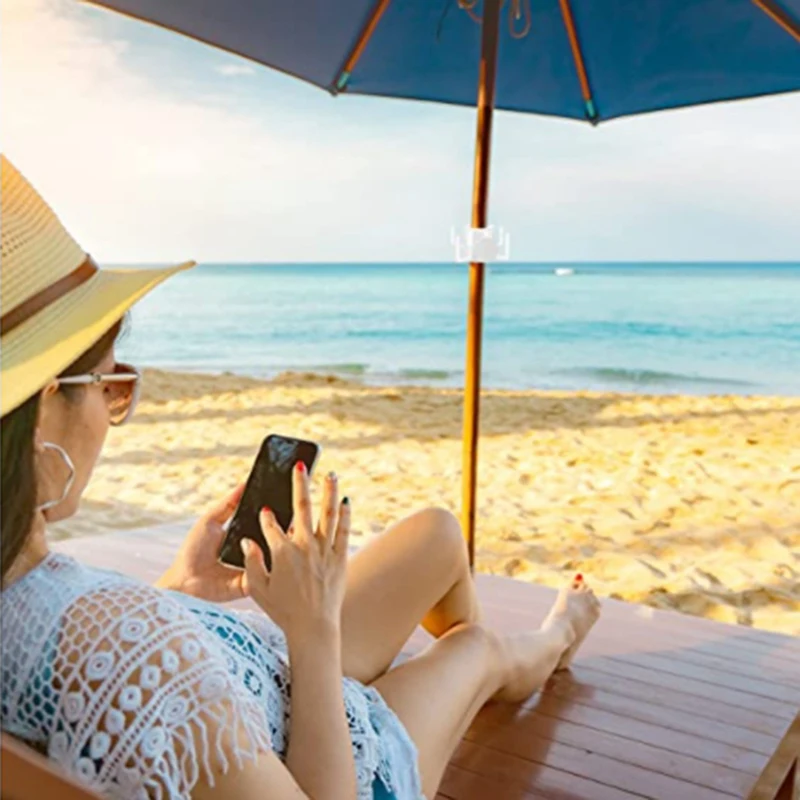 5 шт. пластиковые крючки для зонта 4 зубца