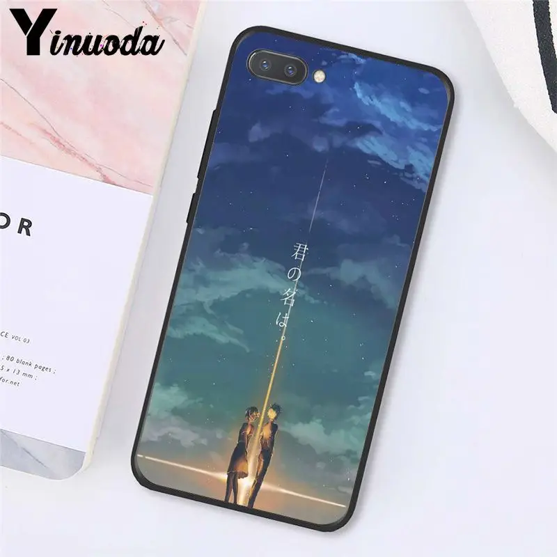 Yinuoda кимононава ваше имя чехол для телефона с японским аниме Huawei Honor 8X 9 10 20 Lite 7A 5A 7C
