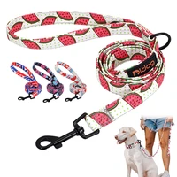 150cm nylon dog leash printed french bulldog lead leash puppy small medium dogs cats leash for chihuahua walking