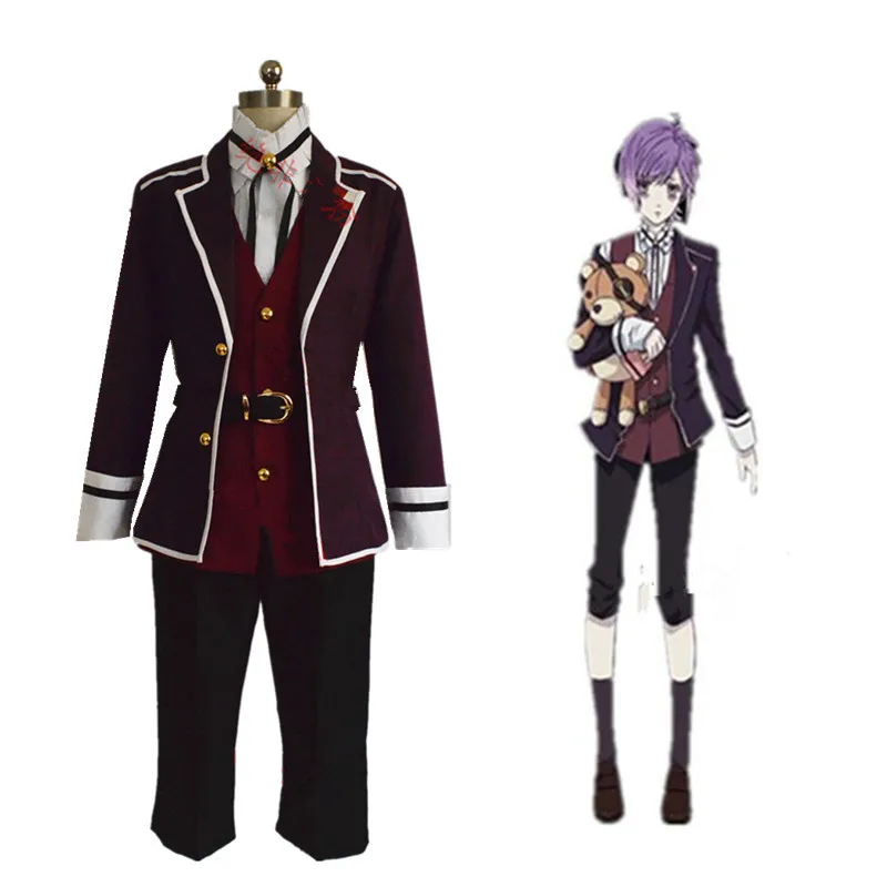 2017 DIABOLIK LOVERS Kanato Sakamaki Косплэй костюм для косплэя из ежедневный на Хэллоуин