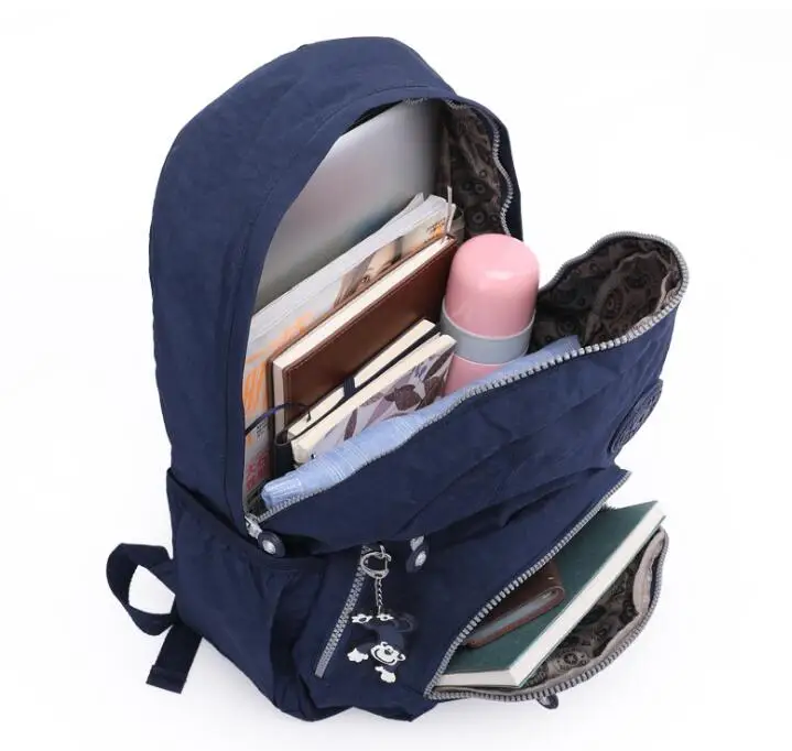 Модный нейлоновый молодежный рюкзак для женщин школьный ранец