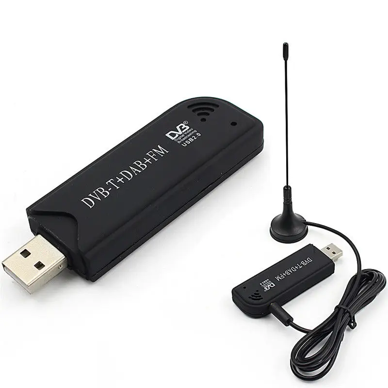 Цифровой USB TV FM + DAB DVB-T RTL2832U R820T Поддержка SDR тюнер приемник горячая распродажа |