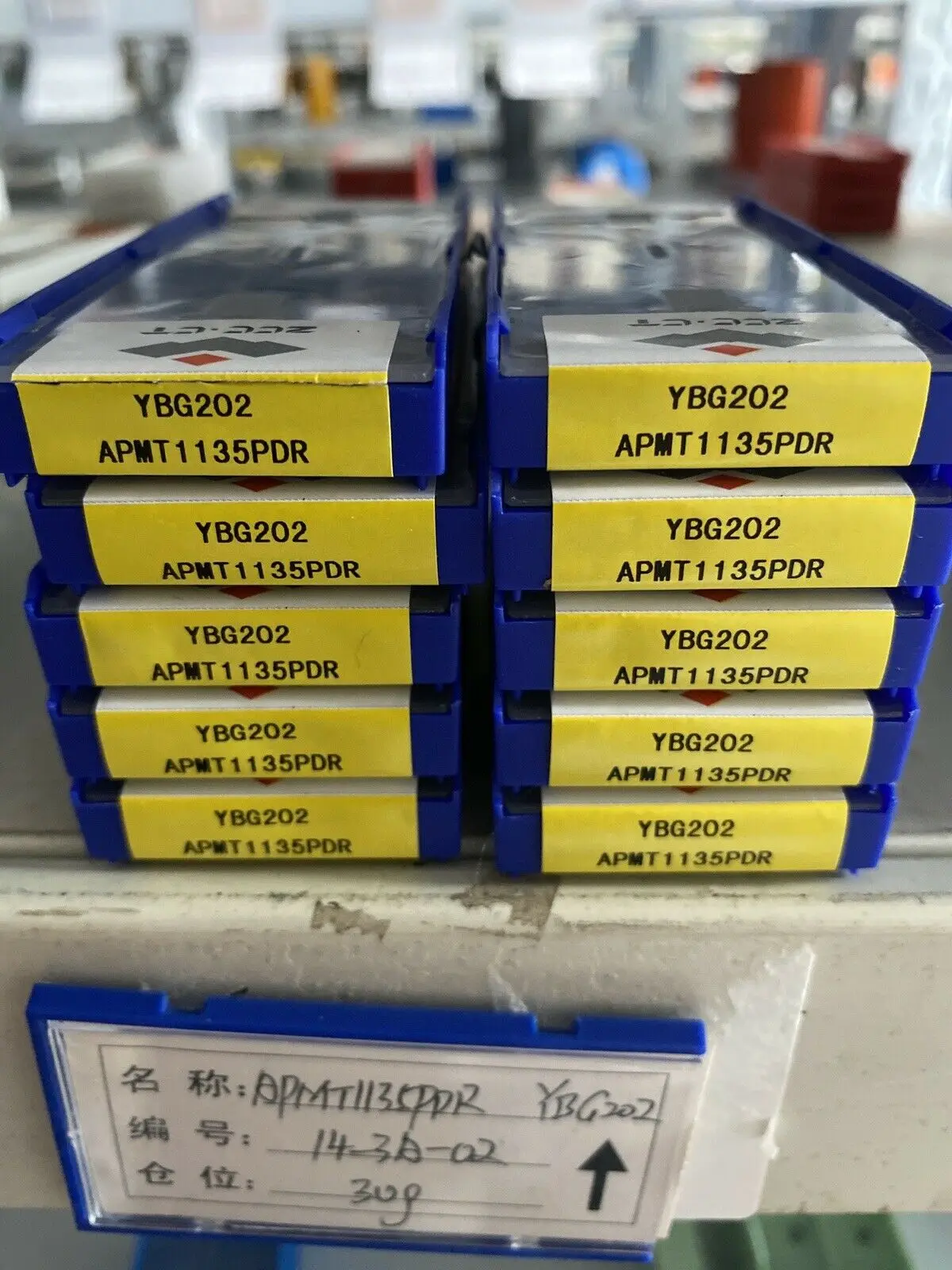 

ZCC.CT 10pcs YBG202 APMT 1135 PDR cemented carbide insert Milling insert