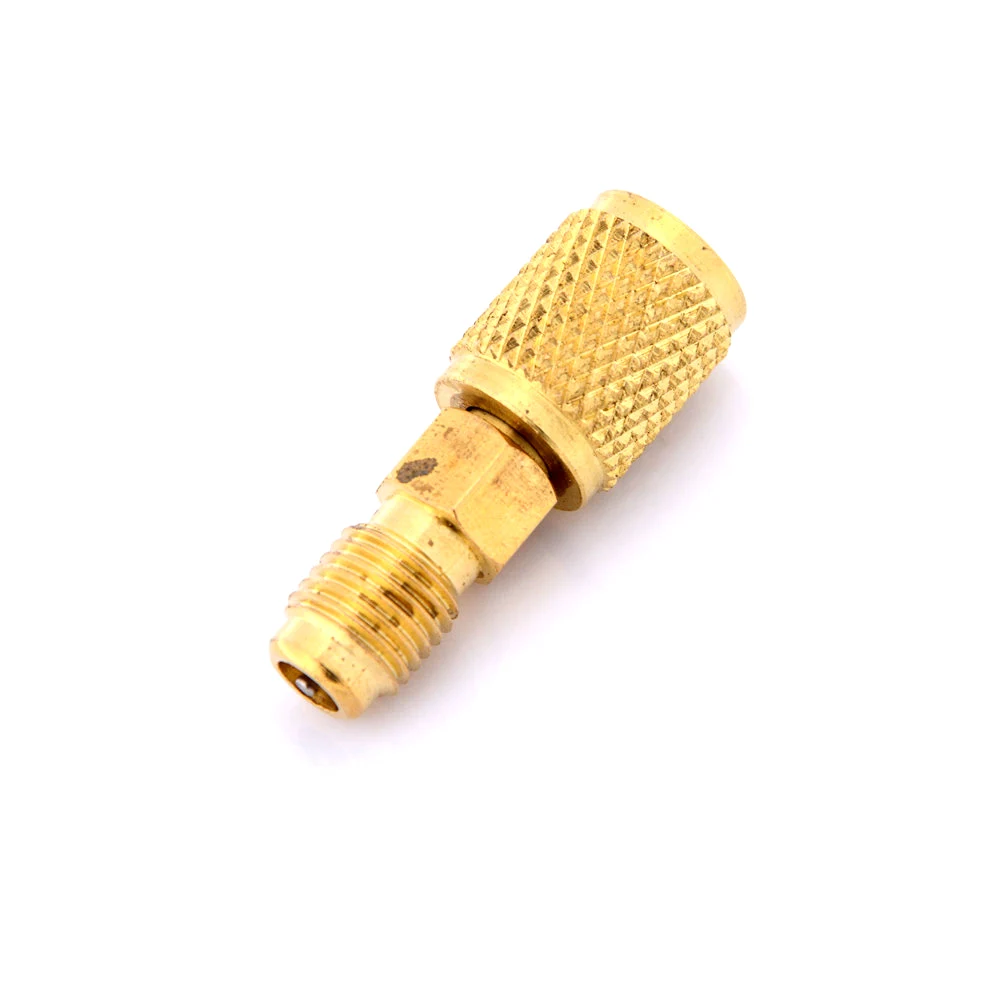 ZLinKJ 1pc Air Refrigeration Charging Adapter Hoses Brass Gauges Ball Valves R12 R134A Valve Tools | Обустройство дома