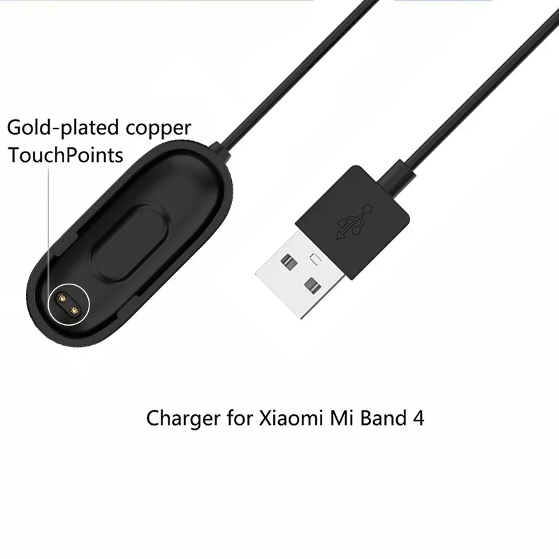 USB зарядный кабель для Xiaomi Mi Band 4 умный Браслет Для зарядное устройство адаптер