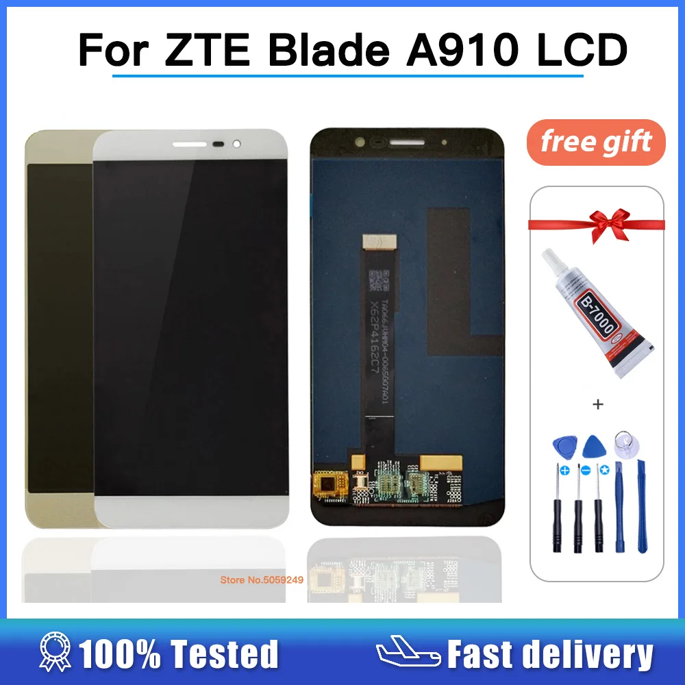 

Высококачественный протестированный ЖК-дисплей для ZTE Blade A910 BA910, ЖК-дисплей для экрана ZTE A910