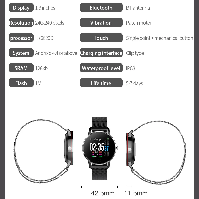 

SPOVAN men smart wrist watch sport bluetooth watches digital heart rate sleep monitor clock blood pressure oxygen led wristwatch