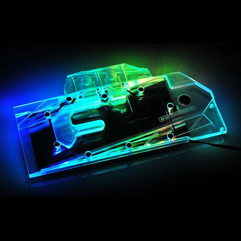 Bykski полное покрытие видеокарты блок воды для основателей NVIDIA издание 2080/2080ti /VGA