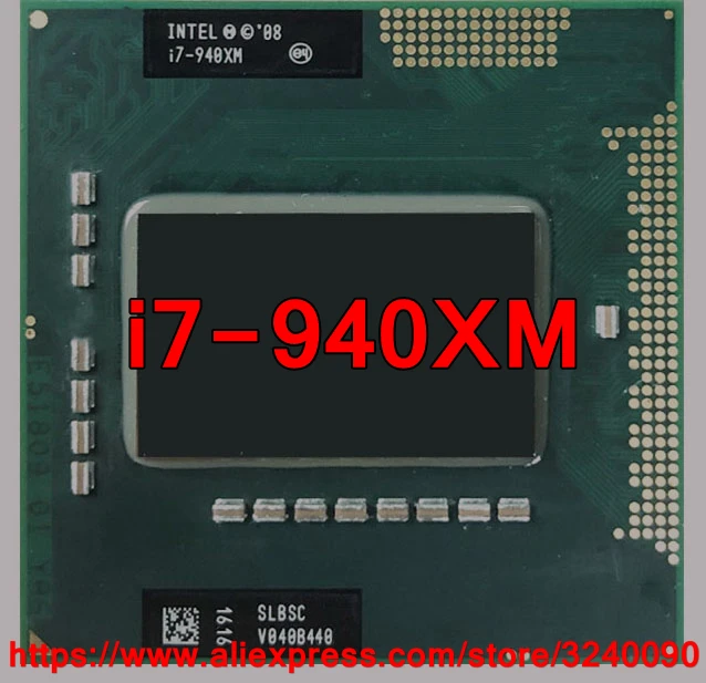 Оригинальный четырехъядерный процессор Intel Core i7 Extreme 940XM 2 13 ГГц|Процессоры| |