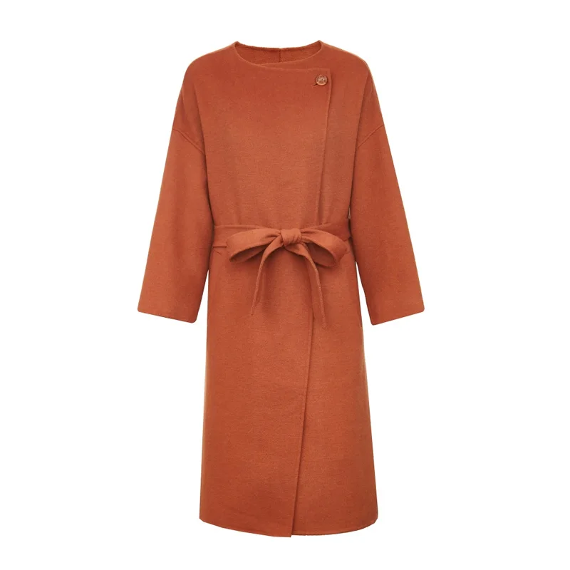 

Vero Moda Winter Women Round Neck Double-sided Woolen Coat 319427515