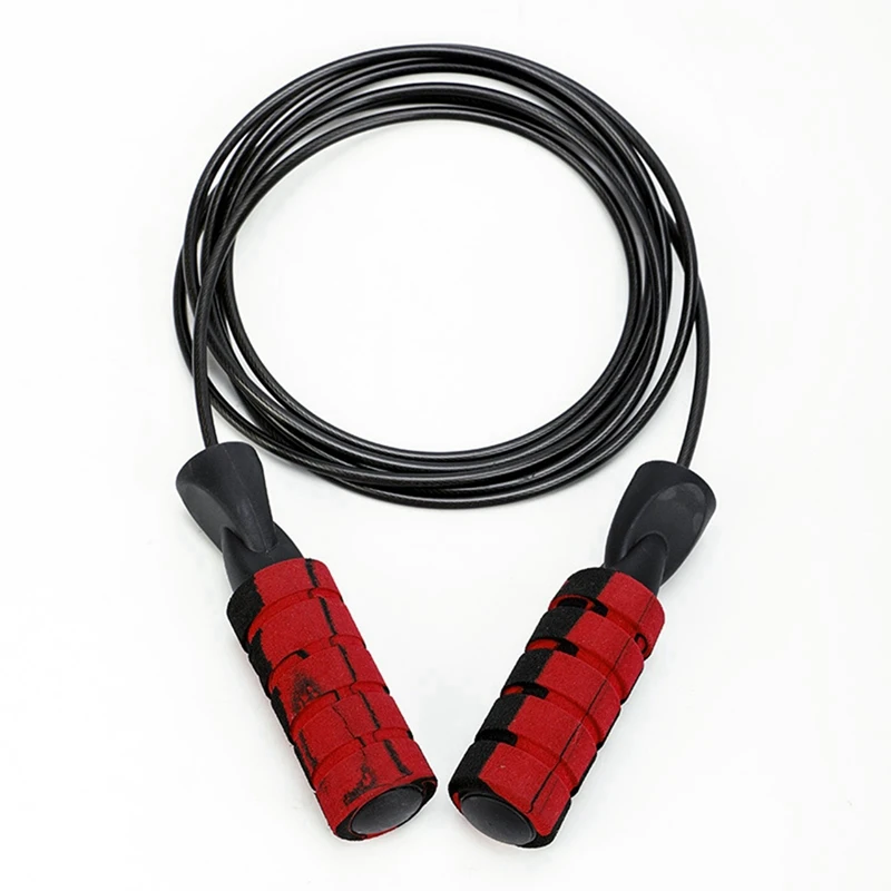 Sports Skipping Jump Ropes Tangle-Free With Ball Bearings Rapid Speed Rope Cable And 6” Memory Foam Handles Ideal New | Спорт и