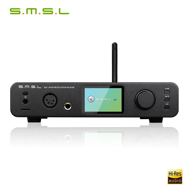 SMSL DP3 DAC ES9018Q2C USB Декодер Усилитель сбалансированный цифровой Bluetooth4.0 LAN сеть WIFI DSD