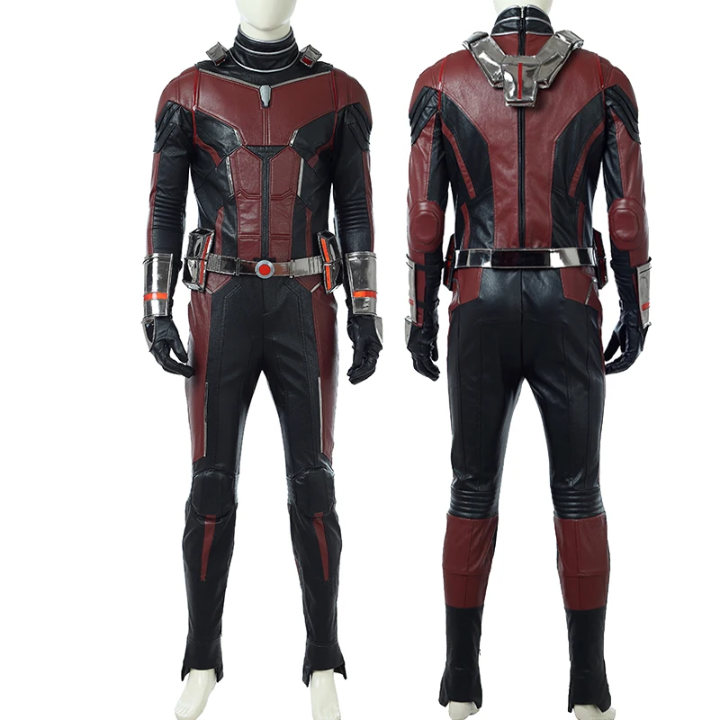 

Adult Men Ant 2 Superhero Scott Lang Cosplay Costume Battle Clothes Halloween Party Outfit Full Props Suit With Shoes