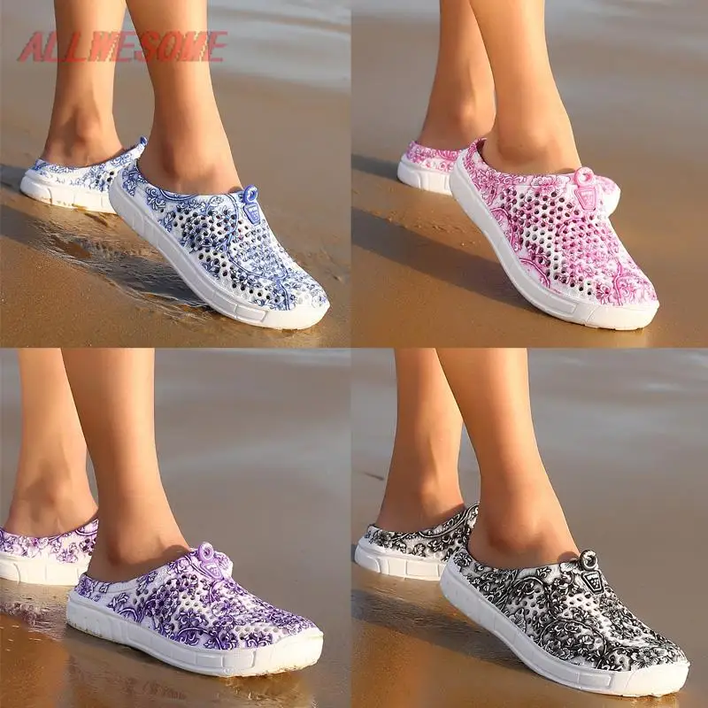 

Fashion Sandal Clogs Women Indoor Slippers Soft Bottom Beach Sandals Women Home Clog Sandals Breathable EVA Shoes For Women 2021