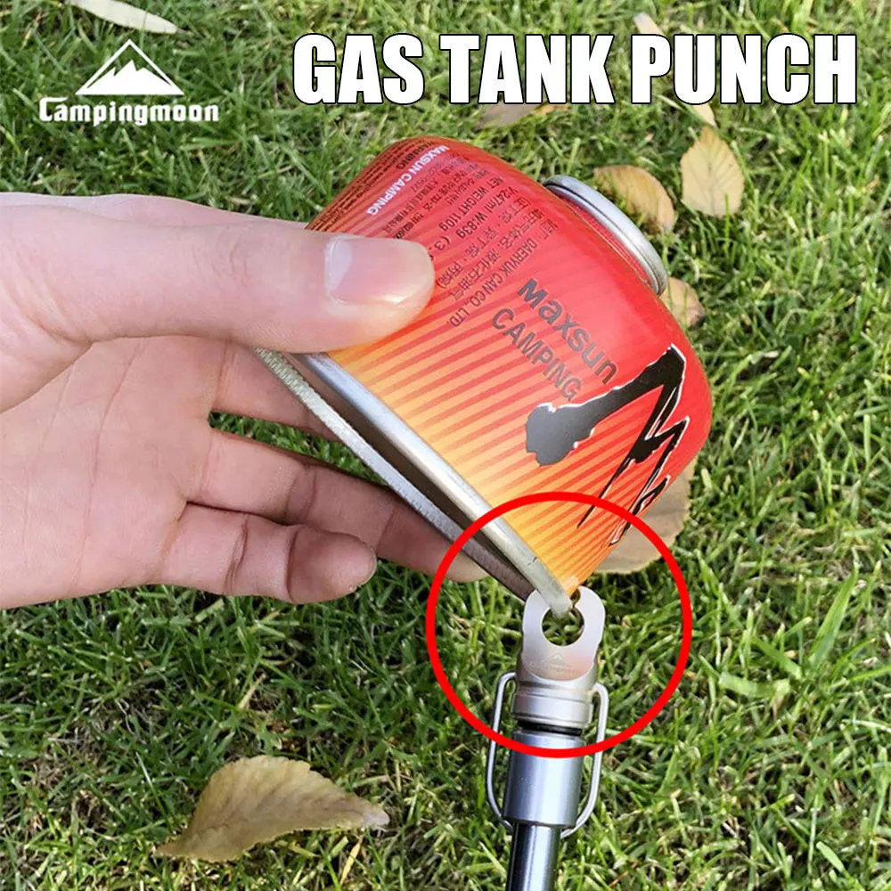 

CAMPINGMOON Cancer Calipers Gas Canister Cylinder Tank Damage Tool Caliper Hole Punch For Outdoor Camping