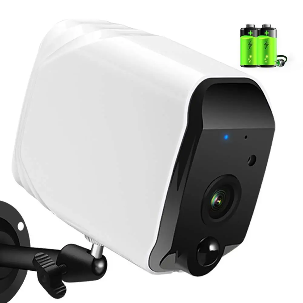 Беспроводная камера безопасности, 1080P батарея WiFi камера ИК ночного видения, PIR датчик движения, крытый/Открытый