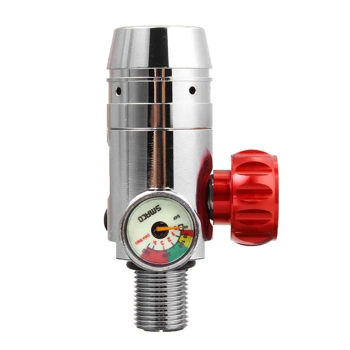 Серебристый S400 200bar клапан для подводного плавания M18x1.5 3000PSI первый уровень редукционный клапан для дайвинга кислородный цилиндр