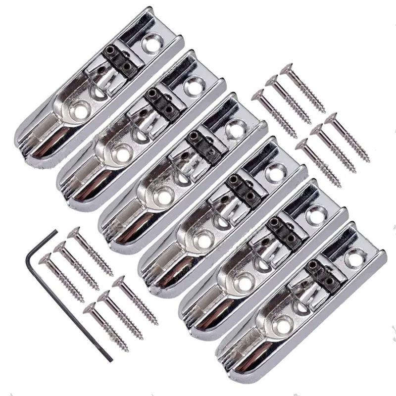 Набор из 6 шт. Индивидуальный мост с винтами и гаечным ключом хром Черное золото