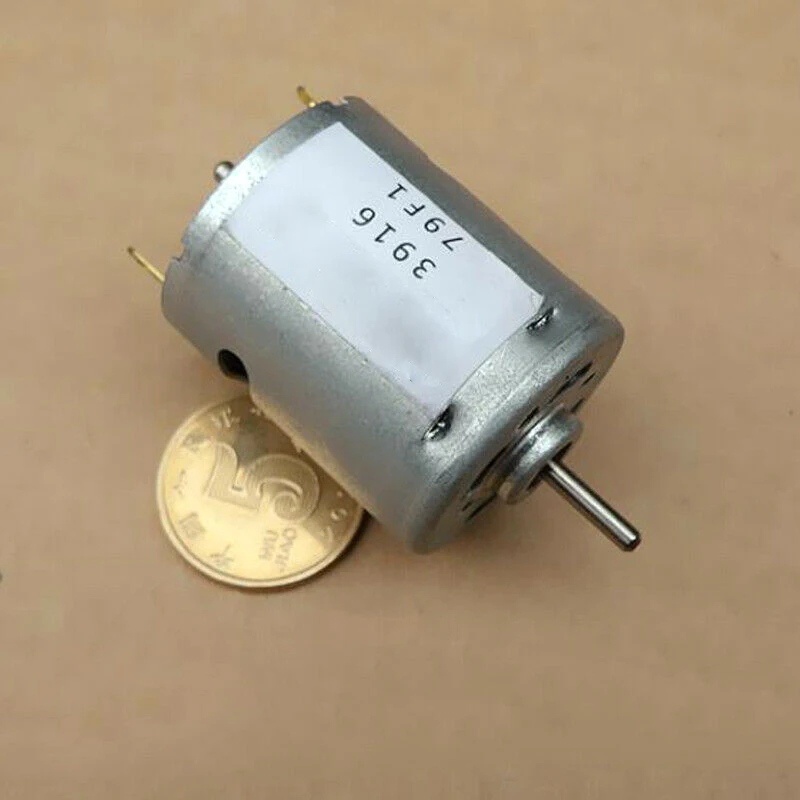 Mini Electric 365 Motor DC 12V-24V 18V 9800RPM Large Torque Dia.2.3mm Dual Shaft Strong Magnetic RC Toy Boat Car Hobbies | Обустройство