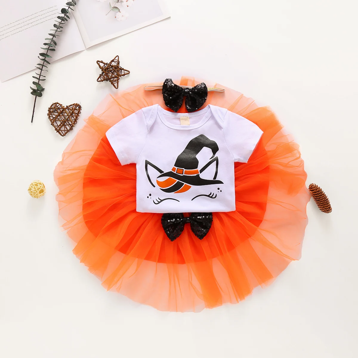 Одежда для маленьких девочек одежда на Хэллоуин Модный повседневный комбинезон