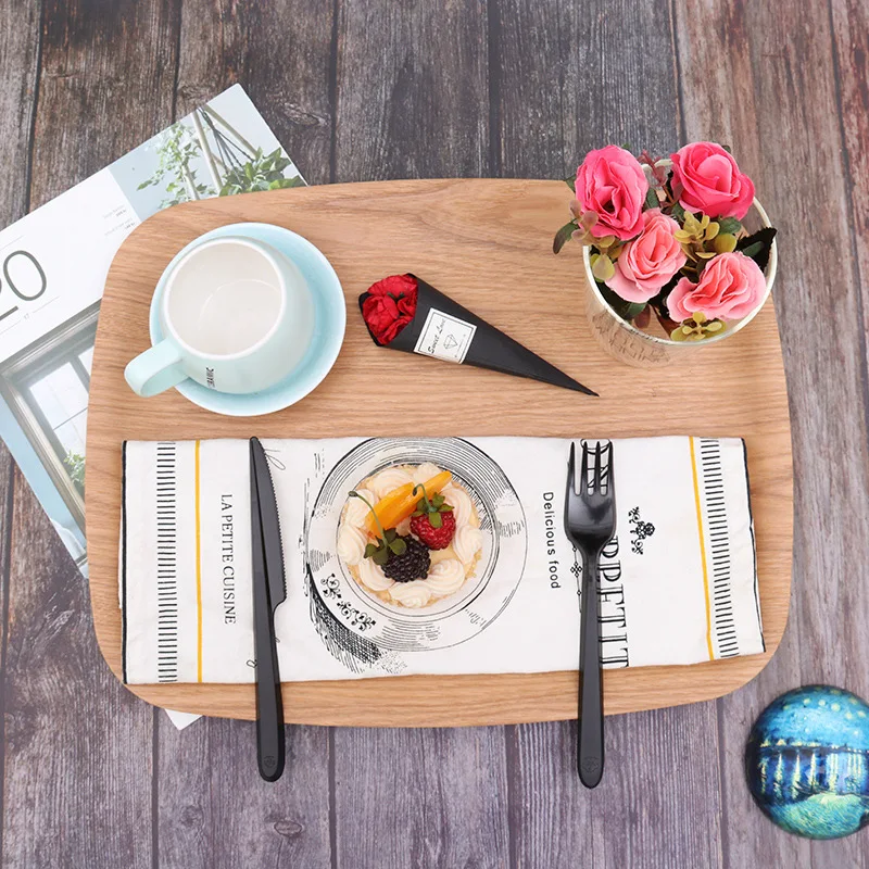 Деревянный поднос для сухофруктов из массива черного ореха в Североамериканском