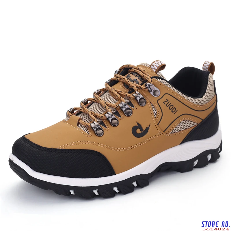 

2020 Breathable Hiking Shoes Men Walking Sneakers Outdoor Non-slip Climbing Trekking Sport Footwear KITLELER Zapatillas Hombre