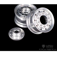 lesu front wheel metal hub for 114 rc tractor truck model tamiya hino th02494 wide type
