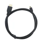 4K 1,5 м черный Micro HDMI-совместимый с HDMI-кабель для Raspberry Pi 4 Модель B адаптер для Micro кабеля