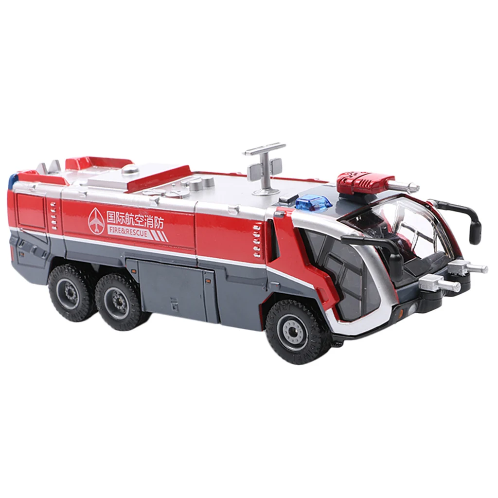 

Simulation Mini Fire Engine Model Alloy Vehicles Truck Toy Kids Gift 1/50