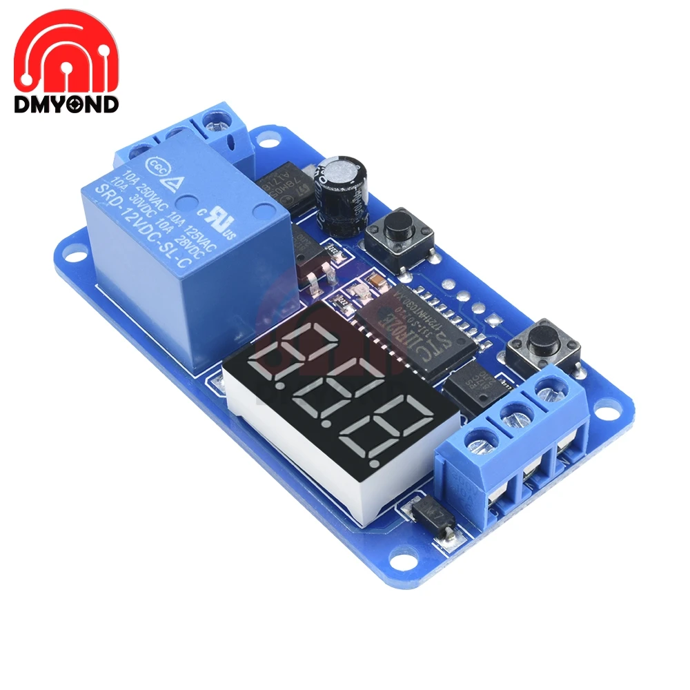 СВЕТОДИОДНЫЙ цифровой дисплей Φ модуль переключателя управления временем