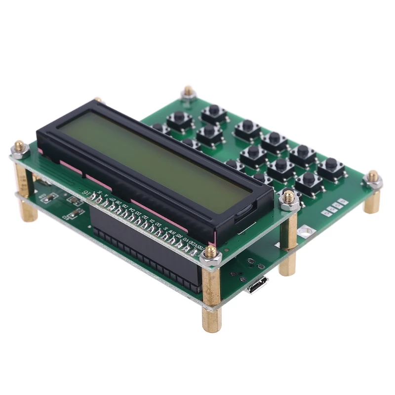 

1602 LCD RF Signal Generator 35MHz -4000MHz Time Source ADF4351 VFO HXY D6 V1.02 DC 4.5-5.5V