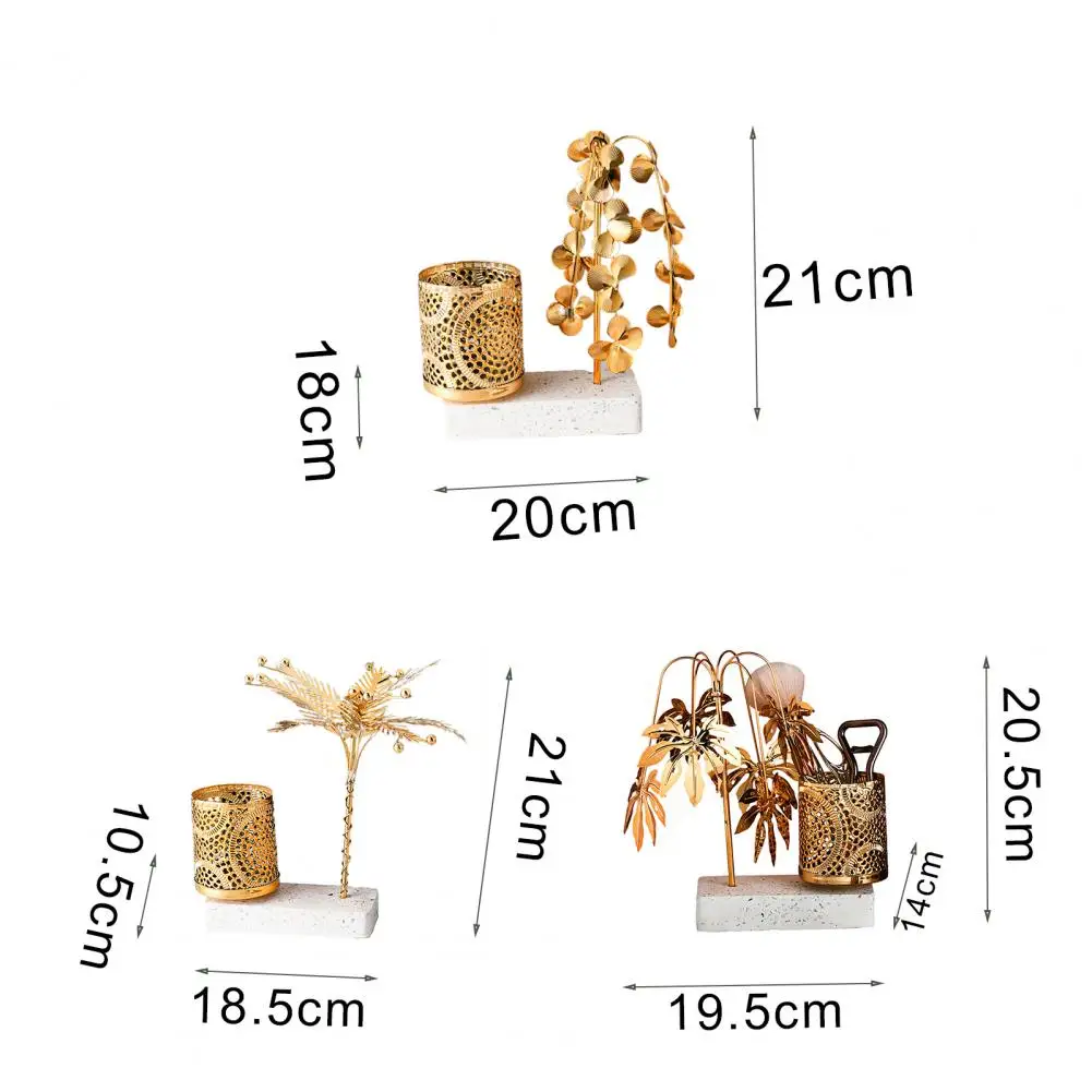 

Desk Pen Holder Pencil Stand Desk Organizer Pencil Holder Eco-friendly Fadeless 4 Styles Stylish Metal Pencil Organizer for Home