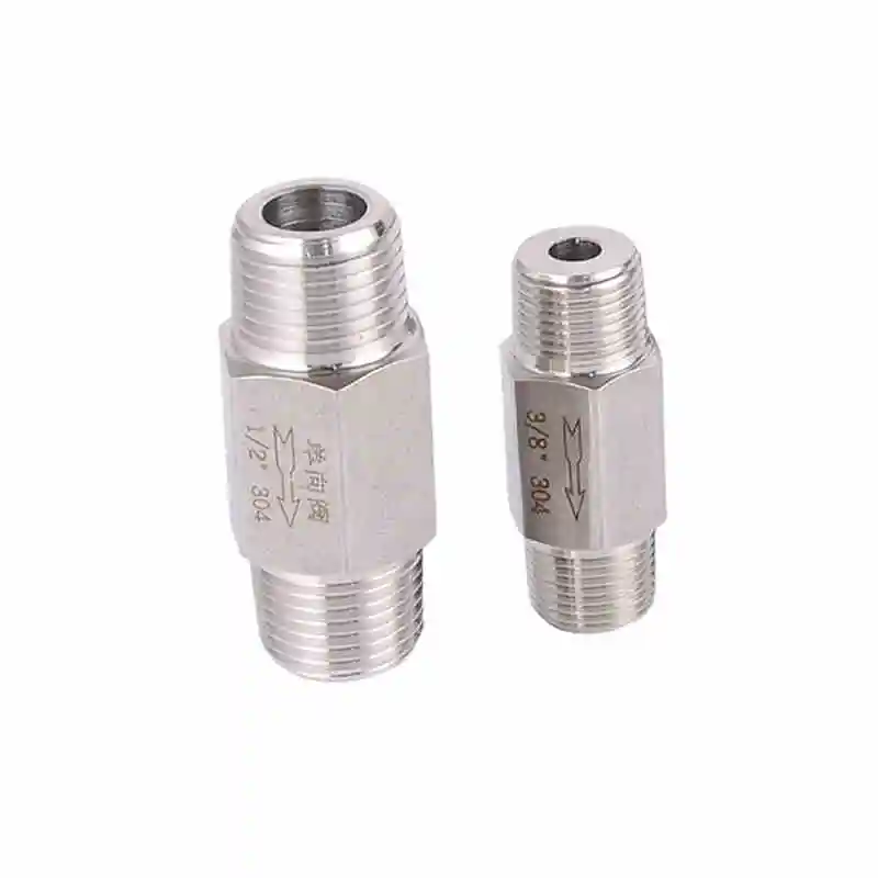 Обратный клапан из нержавеющей стали 304 для воды масла и газа 1/8 &quot1/4&quot 3/8 &quot1/2&quot