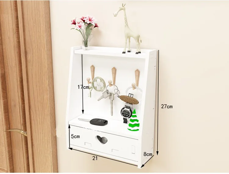 Popular Key Hook Doorway Entrance Wall Hanging Rack Jewelry Ornaments Storage Box Hanger Finishing Decoration | Дом и сад