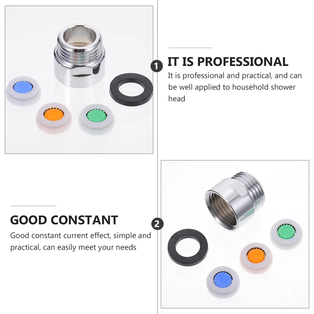 

4pcs Shower Flow Reducer Limiter Set Household Shower Water Saving Flow Limiters