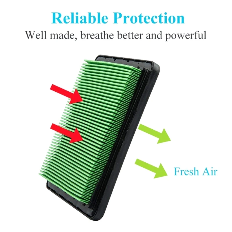 5 шт. зеленые воздушные фильтры совместимые с номером детали Gc160 Gcv160 Gc190 Gcv190 Gx100 Gc135