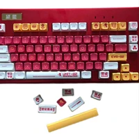 anime eva 02 keycap pbt xda qx1 shading 138keys for mx switch mechanical keyboard xda profile keycaps dye subbed key cap gifts