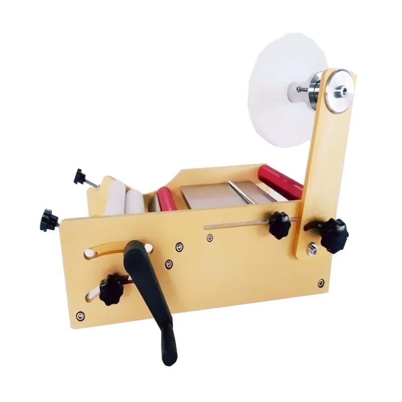 Ручная ментальная оболочка маленький флакон Rround Bottle Labeler машина