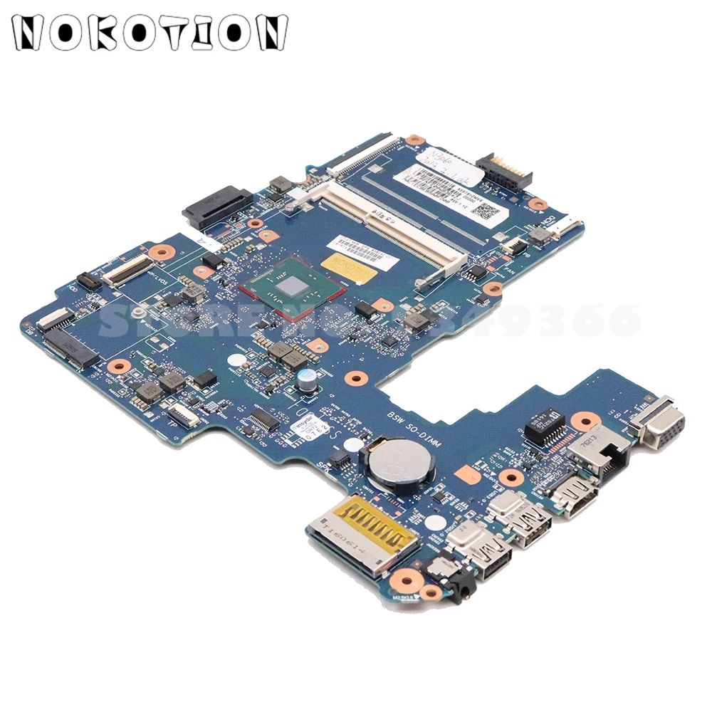 Материнская плата NOKOTION для ноутбука 14-AM 14-AM052NR N3060 CPU 858040-601 858040-001 858040-501 6050A2823301-MB-A01 |