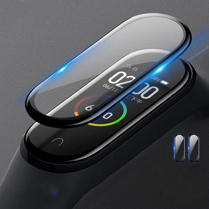 5 шт. Защитная пленка для Mi Band 4 3 Взрывозащищенная/устойчивая к царапинам защита