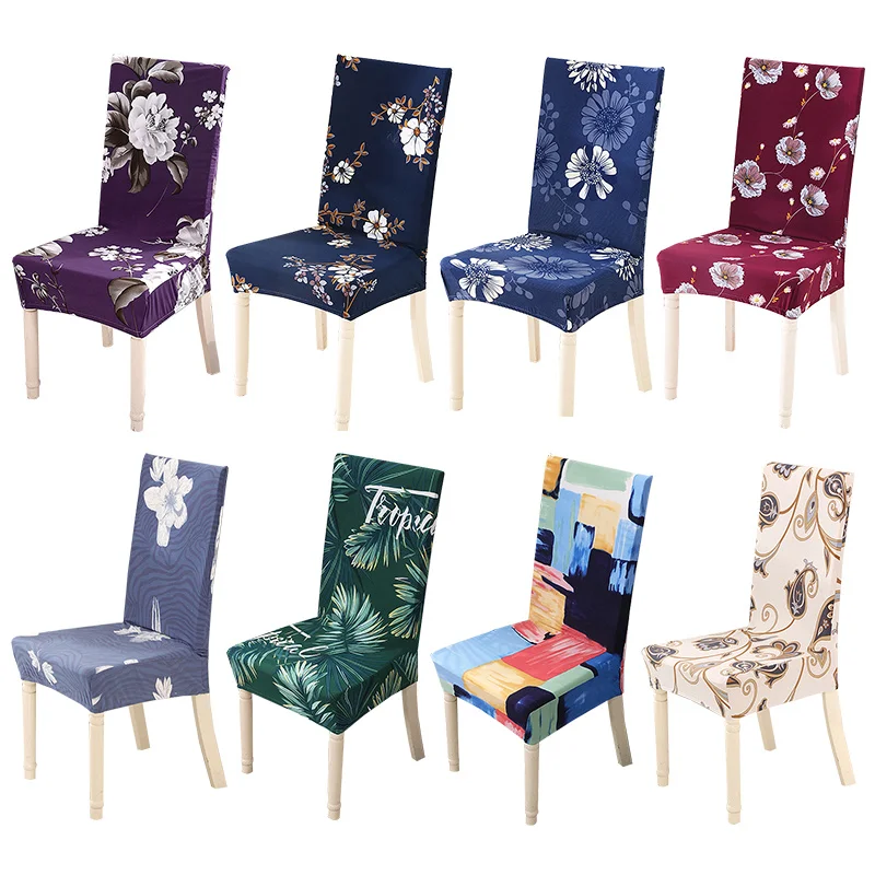 Covers Printed Stretch Elastic Universal Chair Cover Slipcov
