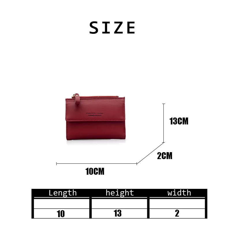 

Women Versatile Purse 2020 Ladies Fashion Simple Luxury PU Leather Multi Function Card Pack Casual Short Wallet Clutch Bag