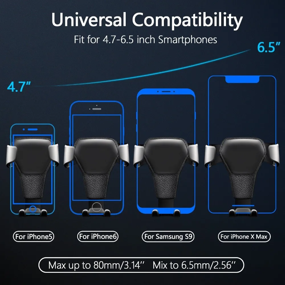 Автомобильный держатель для телефона на магните для huawei Xiaomi samsung крепление, устанавливаемое на вентиляционное отверстие в салоне автомобиля без Чехлы для мобильного телефона с магнитной защелкой держатель стенд Универсальный 4,"-6,5" смартфон