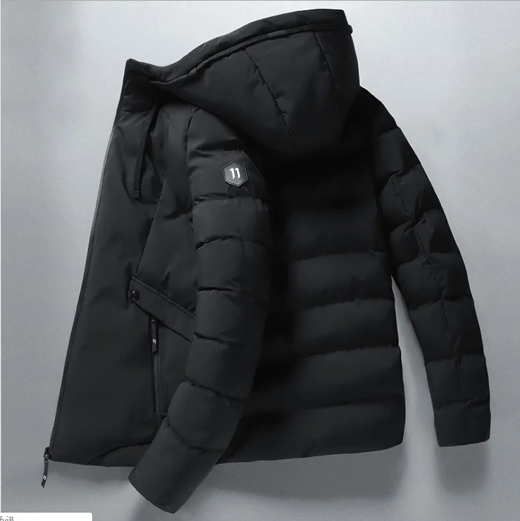 2021 New Fashion Men Outwear Winter Jacket Coat Hooded Warm Mens Winter Coat