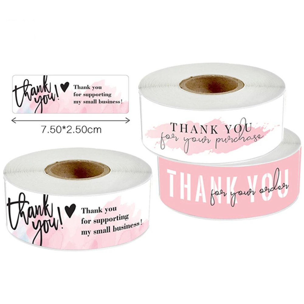 

120 шт. в рулоне, спасибо за ваш заказ, наклейки s, этикетки для запечатывания конвертов для небольшого бизнеса, декоративные наклейки, канцеля...