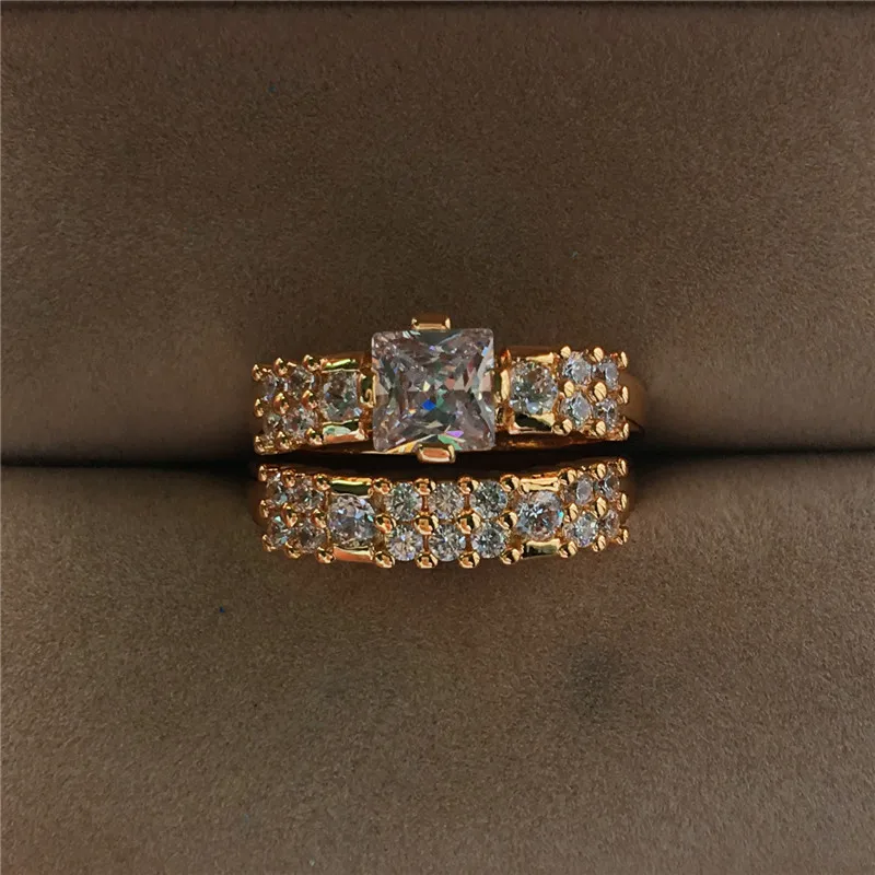 2 шт./компл. класса люкс &quotПринцесса&quot квадратный Сияющий Свадебный набор